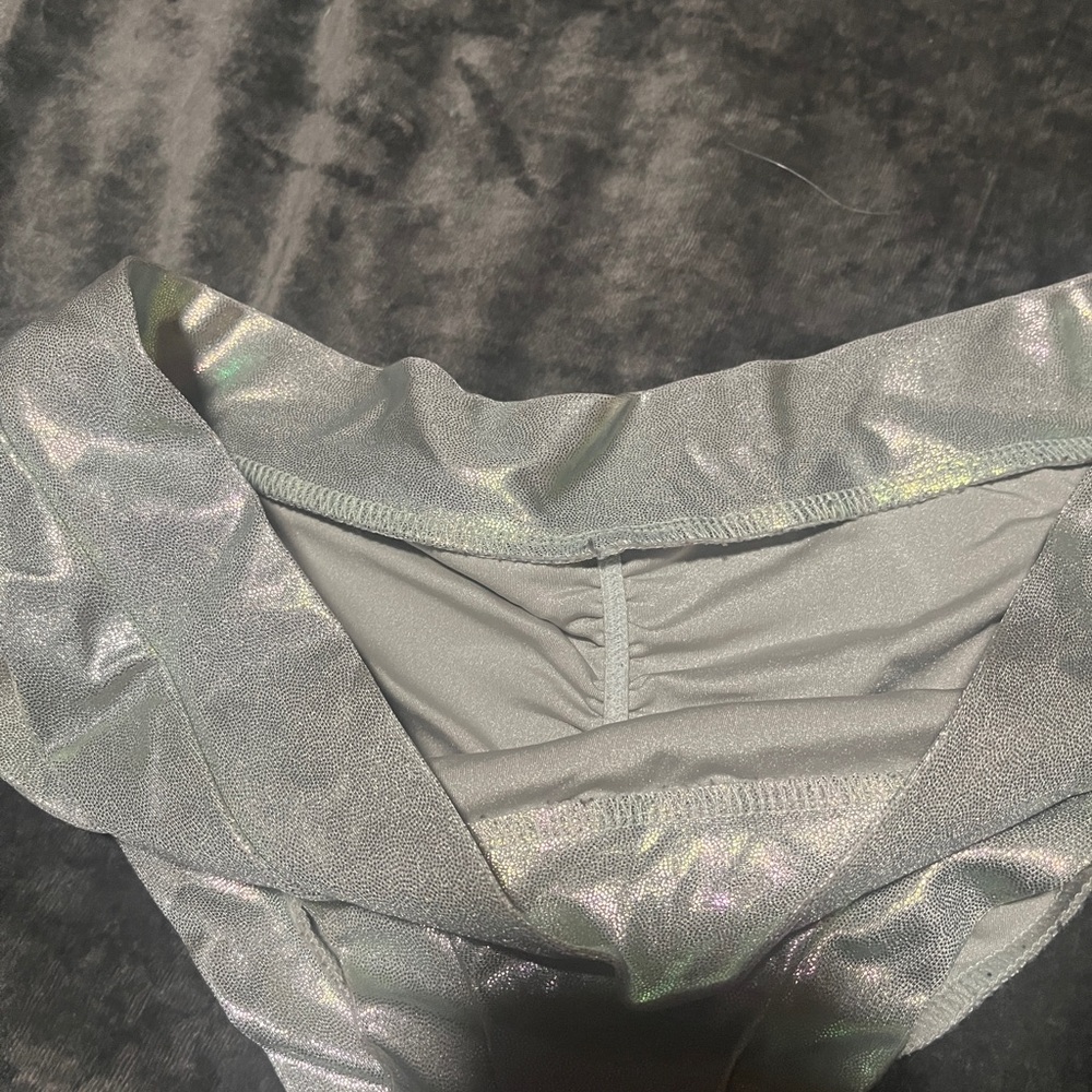 Shimmering Silver Polewear Bottoms - Picture 4 of 4